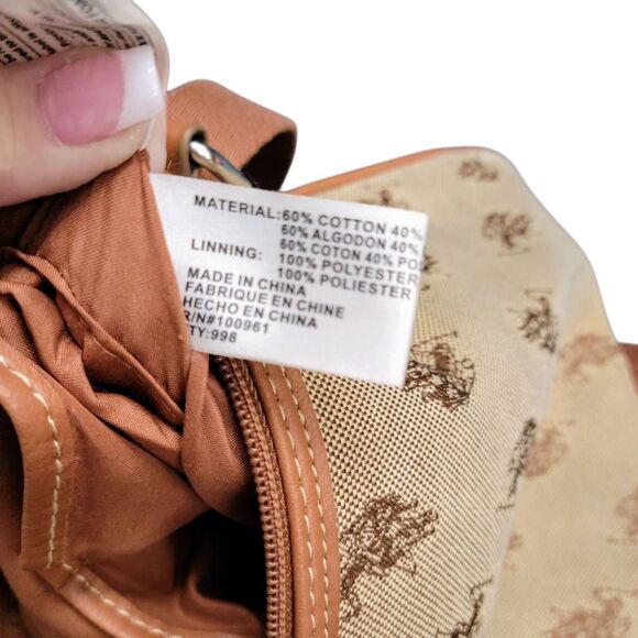 Bag U S Polo Assn Signature Neutral Tan Crossbody Bag - Picture 6 of 9